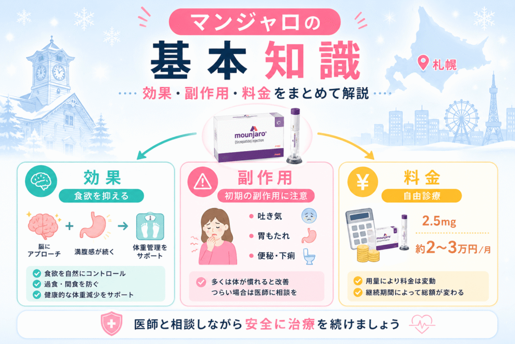マンジャロによる医療ダイエットの基本知識と効果